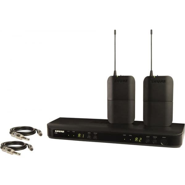 Shure Sistema Sem Fio Duplo Para 2 Guitarras 518-542 Mhz - SH-BLX188E-H8E