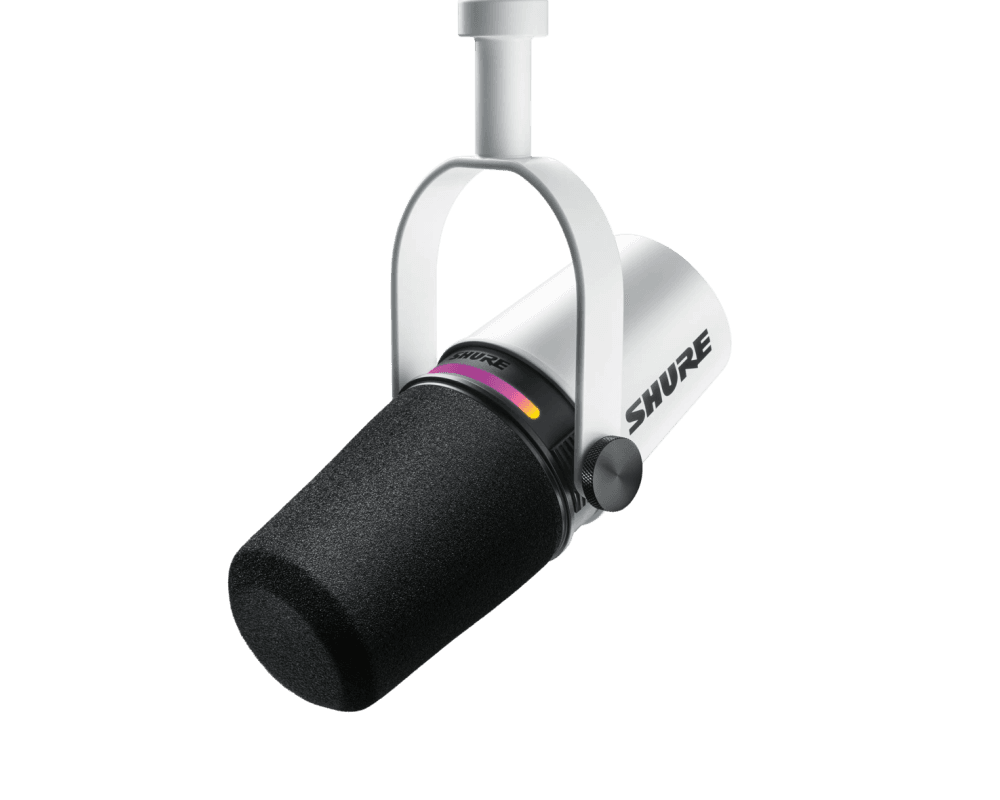 Shure Microfone MV7 Plus XLR/USB-C Branco