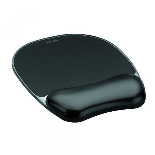 Fellowes Tapete com Apoio Pulsos Gel Black