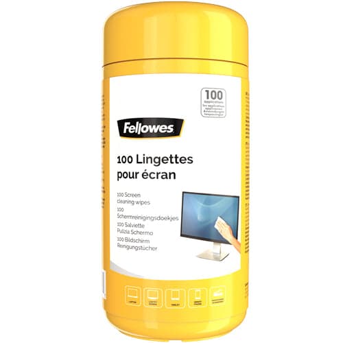 Fellowes Toalhetes de Limpeza para Ecrãs