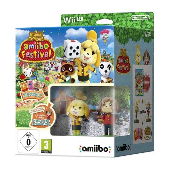 Animal Crossing Amiibo Festival Wii U + 2 Figuras Amiibo + 3 Cartões Amiibos