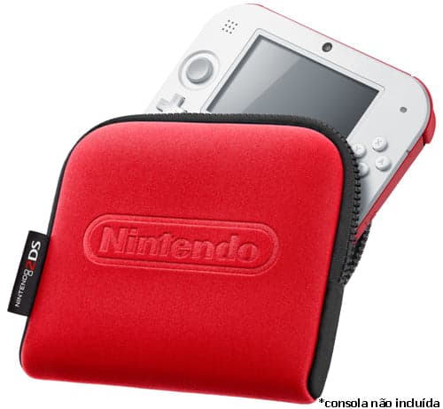 Bolsa Nintendo 2DS - Branco/Vermelho