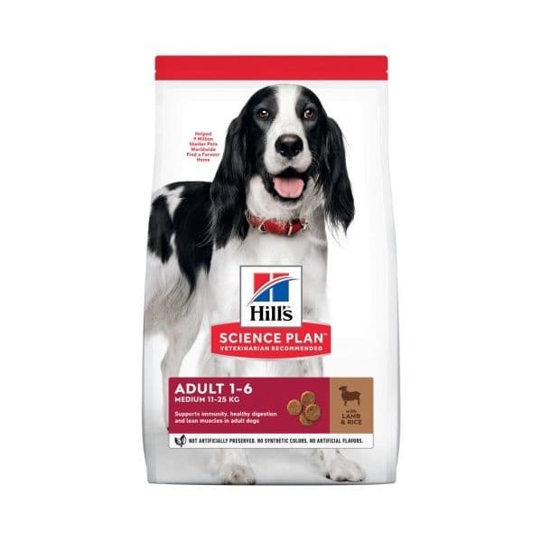 Hill's Science Plan Adult Medium Lamb 18Kg