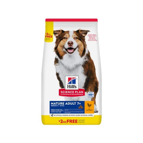Hill's Mature Adult 7+ Medium Frango 14kg