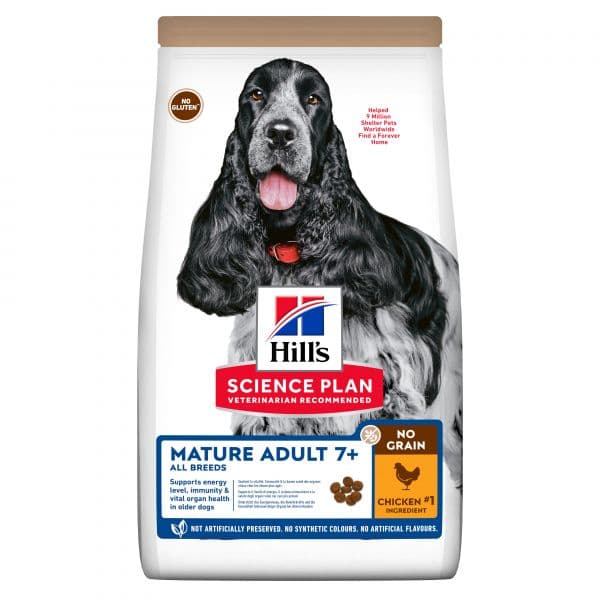 Hill's Science Plan Mature Adult 7+ No Grain Chicken 14Kg