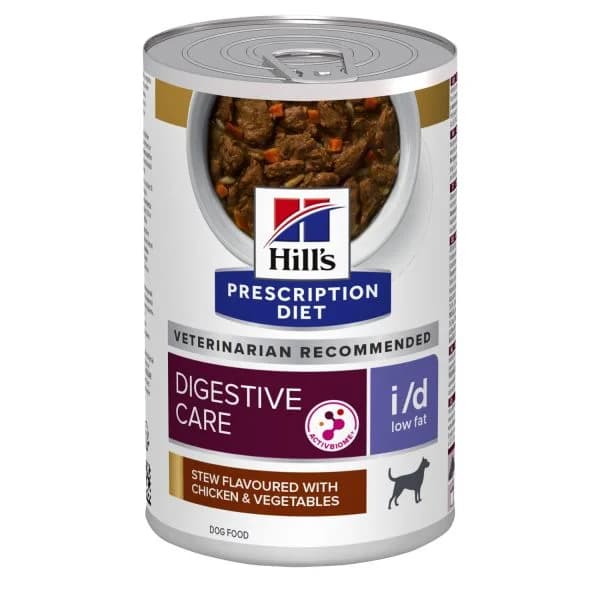 Ração Húmida Hill's Prescription Diet i/d Low Fat Stew Frango & Vegetais 156g