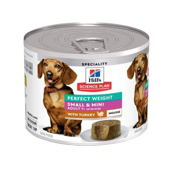 Ração Húmida Hill's Science Plan Cão Adulto Perfect Digestion Mousse Small & Mini Peru 200g
