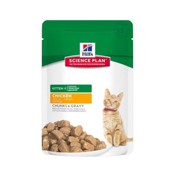 Ração Húmida Hill's Science Plan Tender Chunks Kitten Turkey 85g