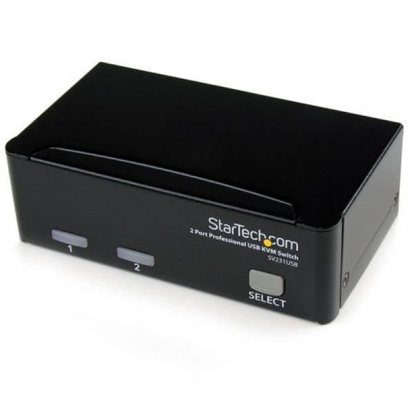Startech Switch Kvm Vga Preto (1920x1440) - SV231USBGB