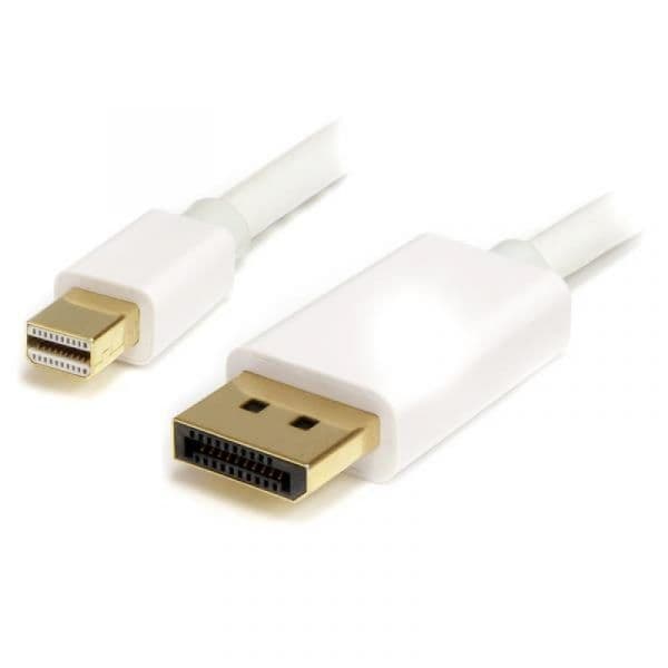 Startech Cabo Adaptador Mini DisplayPort 1.2 a DisplayPort M/M 1m Branco - MDP2DPMM1MW