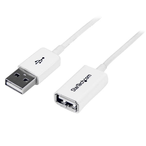Startech Cabo usb a Macho-fêmea Branco (1 M) - USBEXTPAA1MW