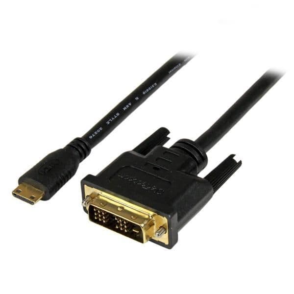 StarTech Adaptador de Vídeo Mini-hdmi Dvi-d Preto (2 Mts)