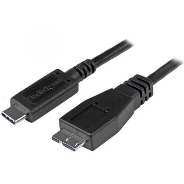 Startech Cabo usb C Macho - Micro-usb B Macho (1 M) Preto - USB31CUB1M