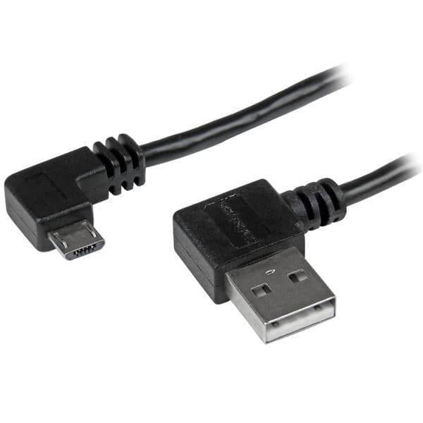StarTech.com USB2AUB2RA2M cabo USB 2 m USB 2.0 USB A Micro-USB B