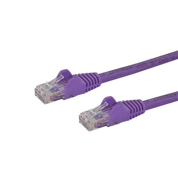 StarTech.com N6PATC10MPL cabo de rede Roxo 10 m Cat6 U/UTP (UTP)