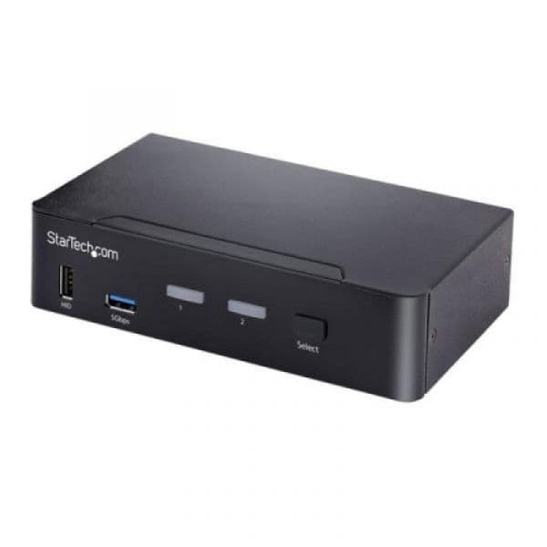 StarTech.com USB C KVM Switch 2 Port DisplayPort 4K 60Hz UHD SV231DPUCA