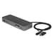 StarTech.com DK30C2DPEPUE base & duplicador de portas Com fios USB 3.2 Gen 1 (3.1 Gen 1) Type-C Preto, Cinzento