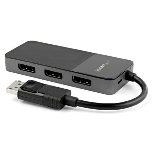 StarTech MST14DP123DP DisplayPort 1.4 MST Hub 3-Port Black