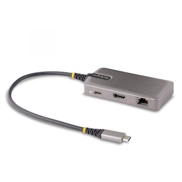 StarTech Docking Station Works with Chromebook USB-C para HDMI 4K60/RJ-45 GbE/Hub 2x USB 3.0/PD 100W