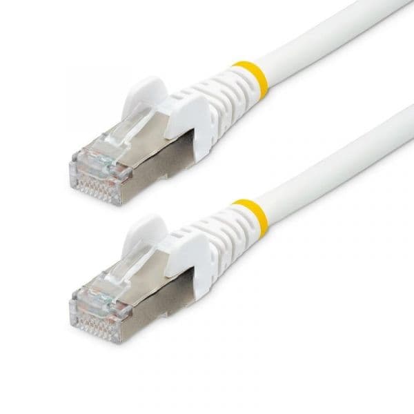 startech Cabo de Rede Cat6a StarTech.com S/FTP LSZH 10m Branco PoE++ 100W RJ-45 Snagless