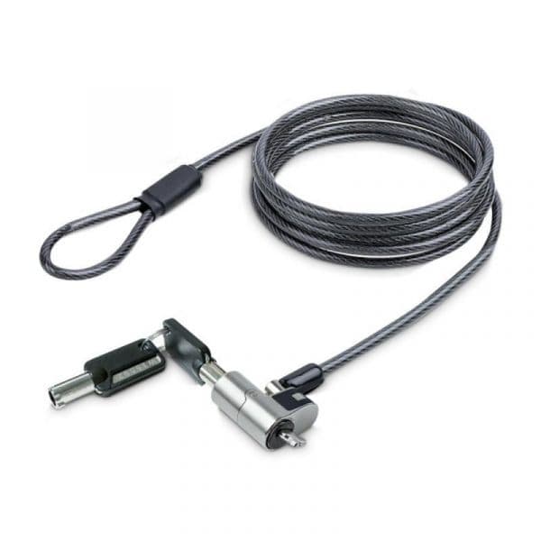 Trava de Segurança StarTech NANOK-LAPTOP-LOCK 2 m Cabo Antirroubo com 2 Chaves