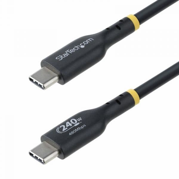 Cabo de carregamento USB-C StarTech 240 W USB-IF USB 2.0 4 m Entrega de energia 3.1 EPR sem halogéneo