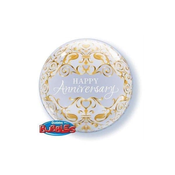 Qualatex Balão Bubble 22'' Anniversary Classic - 020016660