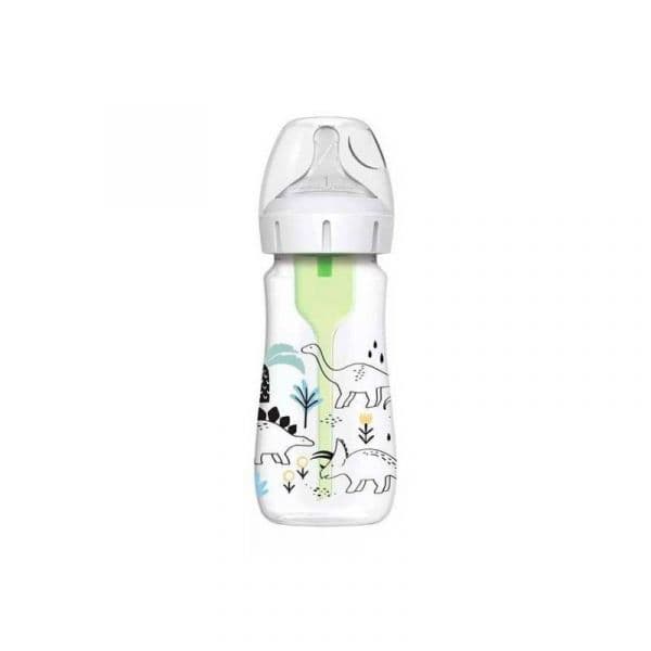 Dr. Brown's Biberão Options+ Boca Larga 270 ml Dinossauro