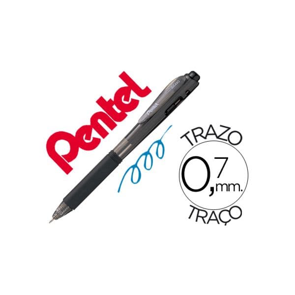 Pentel 12 un. Esferográficas BK440 Preto - BK440-A