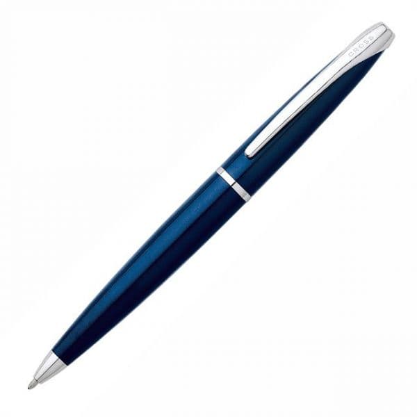 Cross Esferográfica Atx Translucent Blue Lacquer Preto