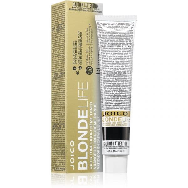 Joico Blonde Life Quick Tone Liqui Tom Rápido para Cabelo Loiro e Grisalho Tom Silver 74 ml