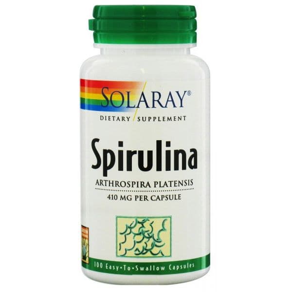 Solaray Spirulina 410mg 100 caps