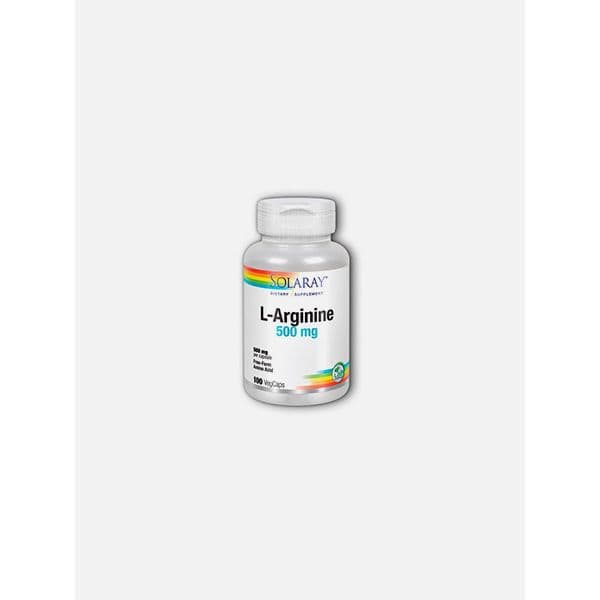 Solaray L-Arginine 500mg 100 Cápsulas