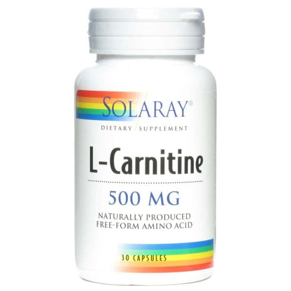 Solaray L-Carnitina 500mg 30 Cápsulas