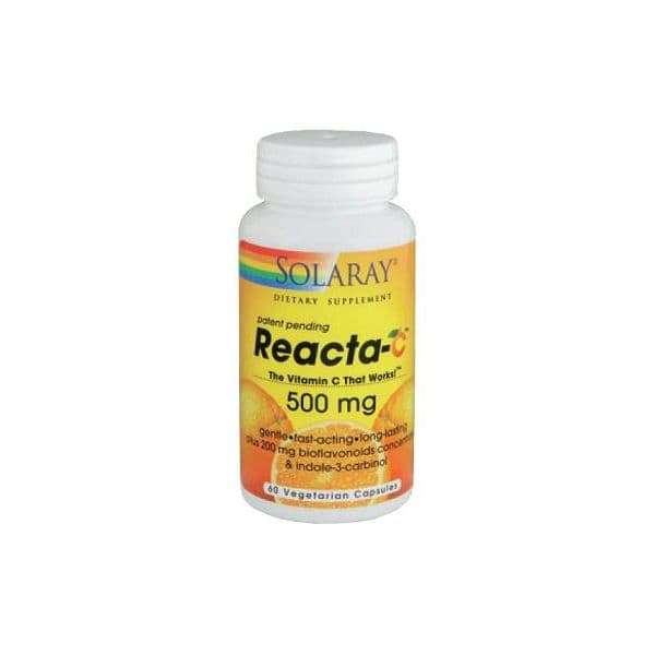 Solaray Reacta C 500mg 60 Cápsulas