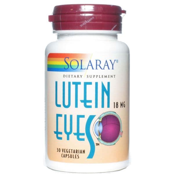 Solaray Lutein Eyes 18mg 30 Cápsulas