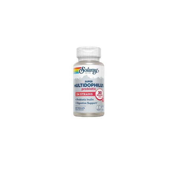 Solaray Super Multidophilus 24 Strain Probiotic 60 Vegcaps