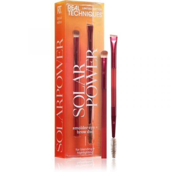 Real Techniques Smolder Eye And Brow Duo Set de Pincéis 1 Unidade