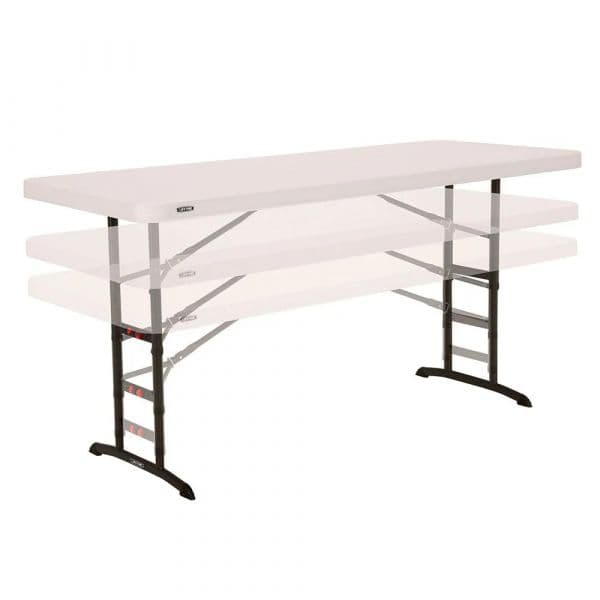LifeTime Mesa Dobrável Ajustável 183x76x91 cm Branco