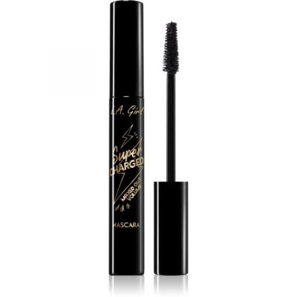 L.A. Girl Cosmetics Super Charged Máscara para Dar Volume e Curvatura Mais Definida Tom Black 12ml