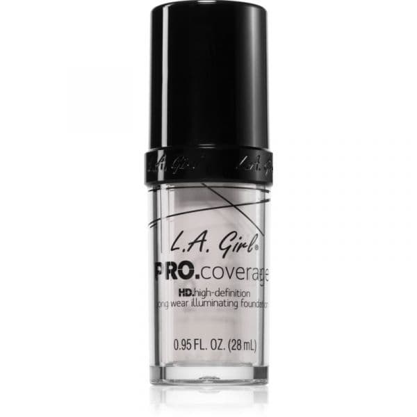 L.A. Girl Cosmetics Pro. Coverage Base Líquida Iluminadora Tom White 28ml