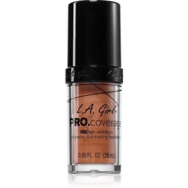 L.A. Girl Cosmetics Pro. Coverage Base Líquida Iluminadora Tom Tan 28ml