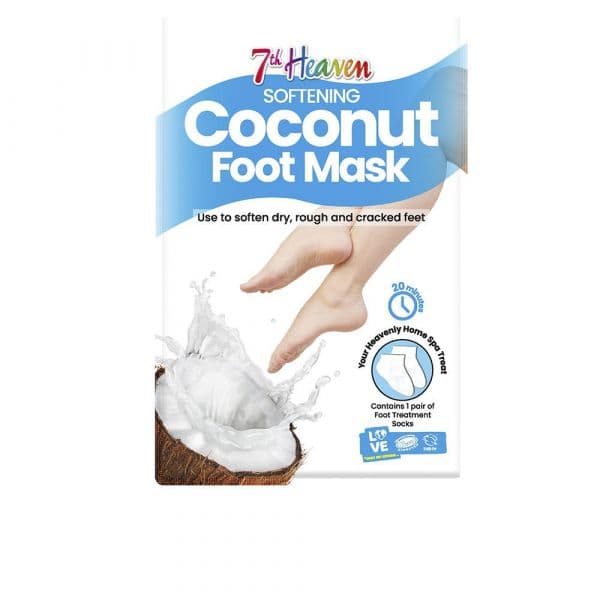 7th Heaven Coconut Máscara Hidratante para Pés 1 Unidade