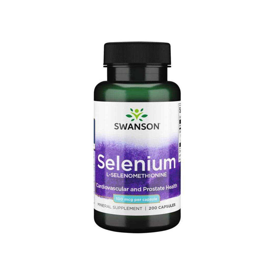 Selenium L-Selenomethionine 100 mcg 200 Capsules