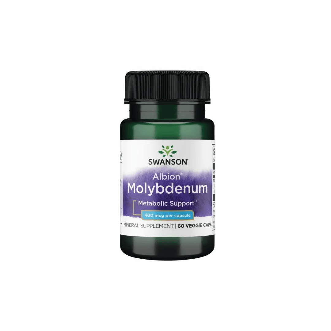 Albion Molybdenum 400 mcg 60 Veggie Capsules