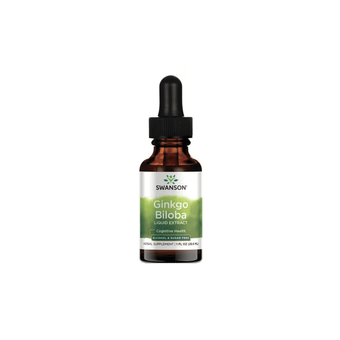 Ginkgo Biloba Liquid Extract 1fl oz (29.6 ml) - Alcohol & Sugar Free