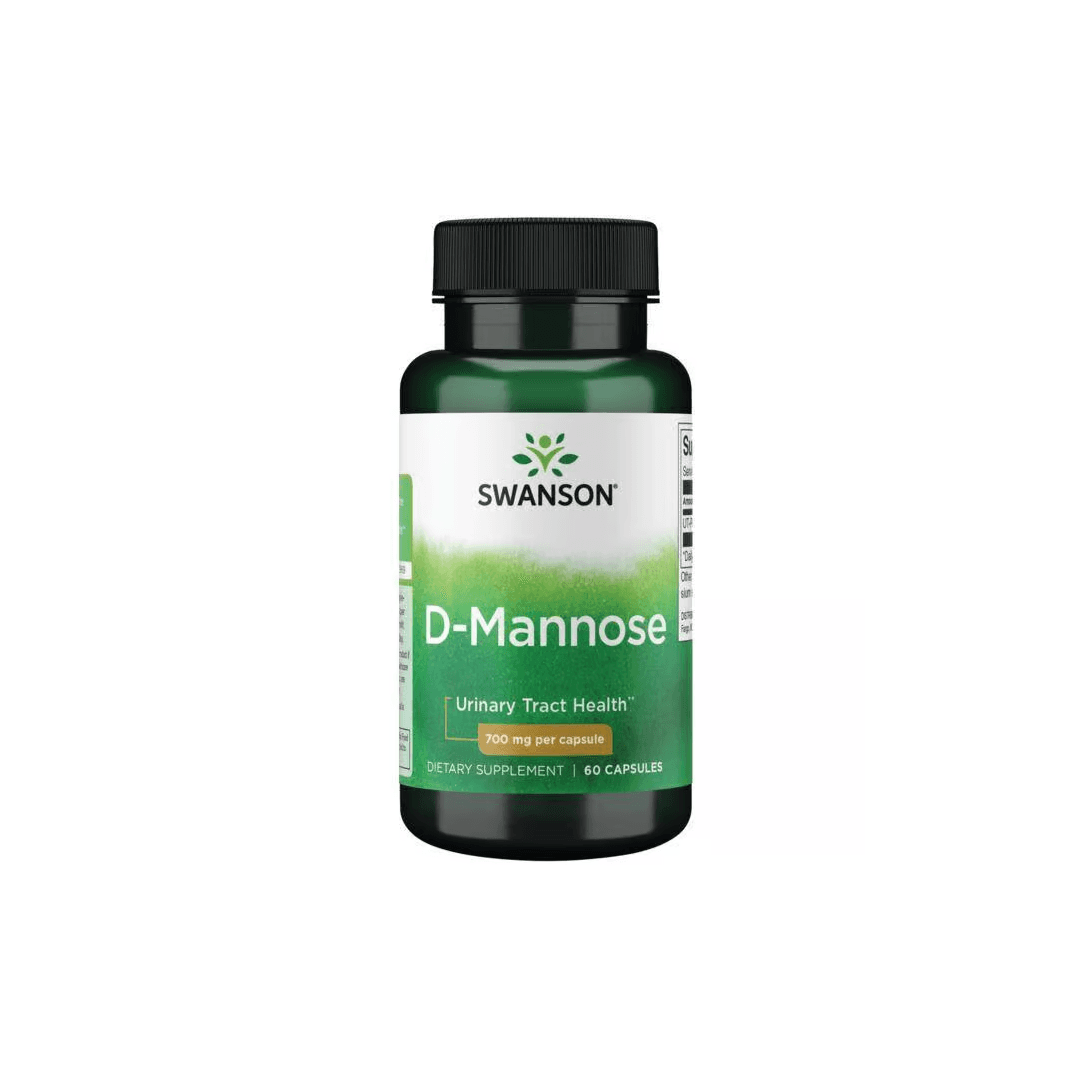 D-Manose 700mg - 60 Cápsulas - Swanson
