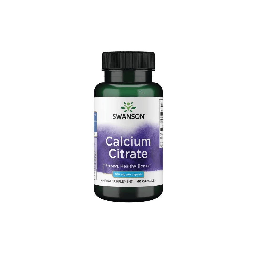 Calcium Citrate 200 mg 60 Capsules