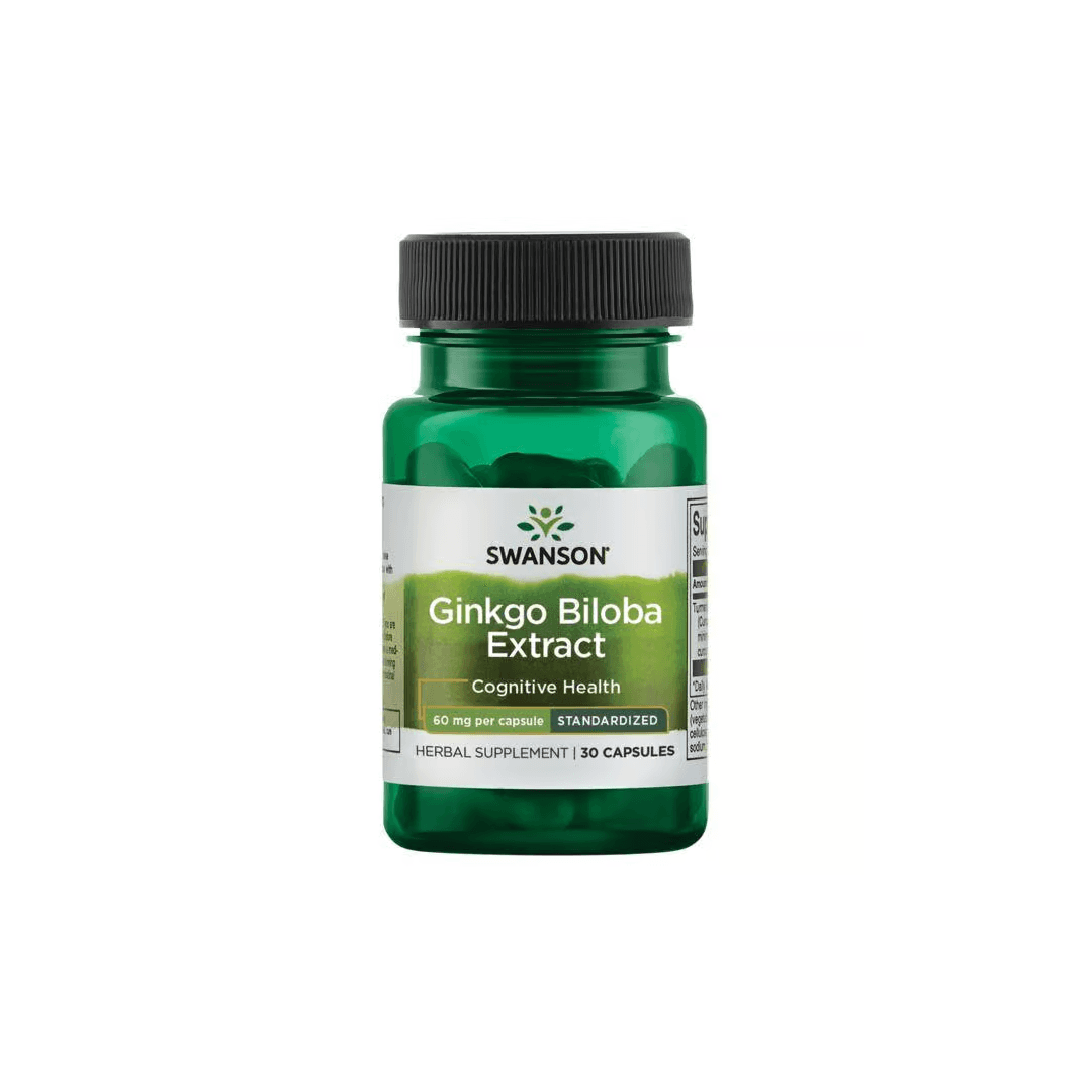 Ginkgo Biloba Extract 60 mg 30 Capsules