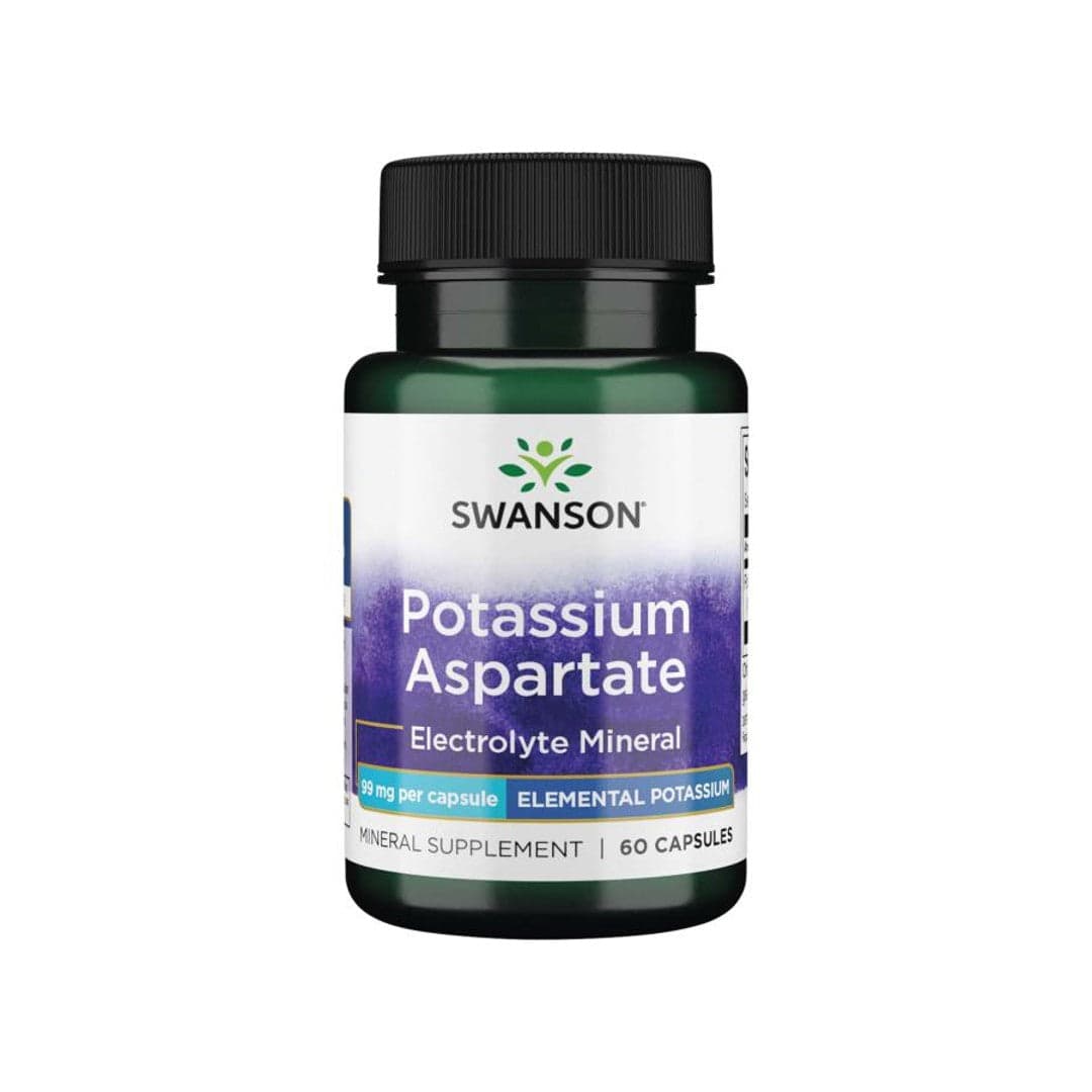 Potassium Aspartate 99 mg 60 Capsules